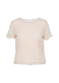 Vila, Damen Spitzen Shirt, Rosa