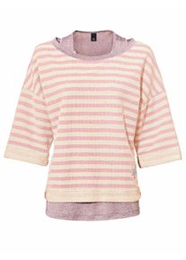 Heine, Damen Pullover, Beige / Ros&eacute;