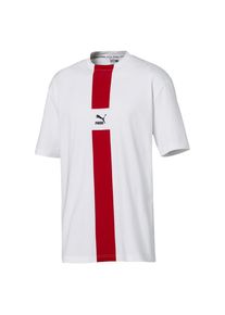 Puma, Herren T-Shirt 'XTG', Feuerrot / Weiß