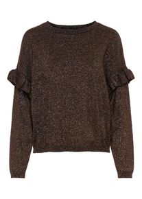 Véro Moda VERO MODA, Damen Strickpullover, Gold / Schwarz
