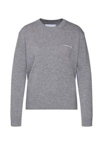 Calvin Klein Jeans, Damen Pullover 'INSTITUTIONAL BACK LOGO SWEATER', Grau