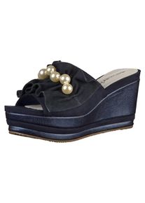 Tamaris, Damen Pantoletten, Navy / Schwarz
