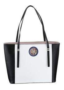 Guess, Damen Tasche 'Open Road', Schwarz / Weiß