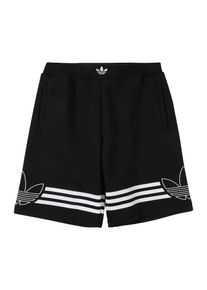 adidas originals, Hose 'OUTLINE SHORTS', Schwarz / Weiß