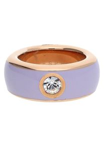 Esprit, Damen Fingerring Edelstahl Rosegold/Lila Fancy ESRG12194N, Rosegold / Lila