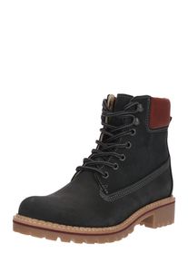 Apple of Eden, Damen Schn&uuml;rstiefelette 'Star', Schwarz