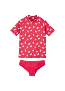 Vertbaudet, M&auml;dchen Schwimmshirt + Badehose, Himbeer