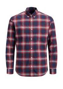Jack & Jones JACK & JONES, Herren Hemd, Marine / Rot / Wei&szlig;