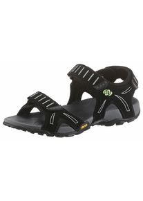 Lico, Herren Sandale, Schwarz / Wei&szlig;