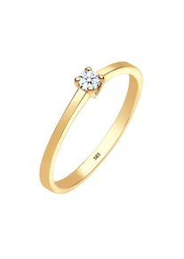 Diamore, Damen Ring, Gold / Wei&szlig;