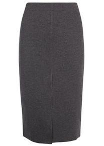 Apart, Damen Strickrock mit Saumschlitz, Graphit