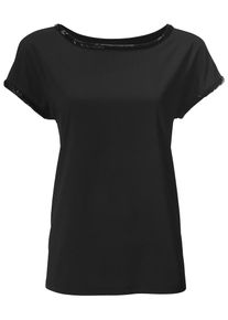 Heine, Damen Blusenshirt, Schwarz