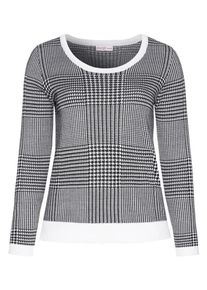 SheeGOTit, Damen Pullover, Schwarz / Wei&szlig;