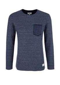 Q/S Designed By, Herren Sweatshirt, Dunkelblau