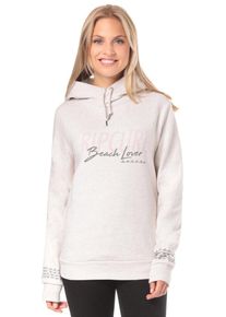 Rip Curl, Damen Kapuzenpullover 'Beach Lover', Weißmeliert