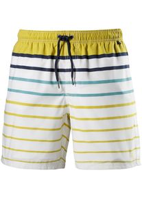 Marc O'Polo Marc O'Polo, Herren Badeshorts, T&uuml;rkis / Nachtblau / Gelb / Wei&szlig;