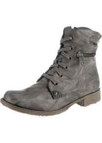 Rieker, Damen Schn&uuml;rstiefeletten, Grau