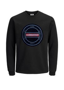 Jack & Jones JACK & JONES, Herren Sweatshirt, Himmelblau / Pastellrot / Schwarz