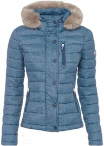 Superdry, Damen Steppjacke, Himmelblau