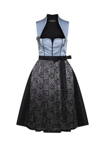 MONDKINI, Damen Dirndl 'Thea', Blau / Mischfarben / Schwarz