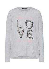 Zwillingsherz, Damen Pullover, Grau