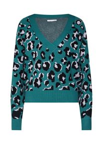 mint&berry Mint&berry, Damen Pullover, Mint / Schwarz / Wei&szlig;