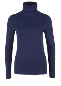 Q/S Designed By, Damen Longsleeve, Nachtblau