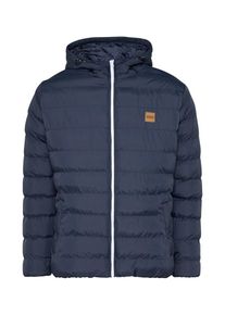 Urban Classics, Herren Steppjacke 'Basic Bubble', Navy / Wei&szlig;