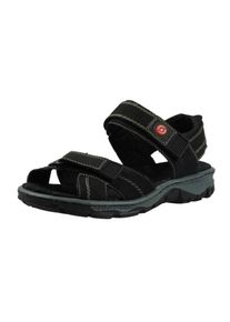 Rieker, Damen Sandalen, Schwarz