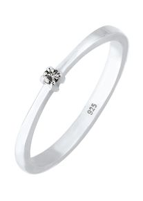 Elli, Damen Ring 'Solitär', Silber