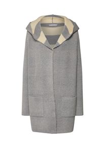 BETTY & CO Betty & Co, Damen Cardigan, Creme / Silbergrau