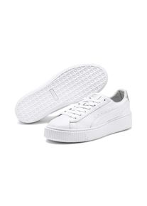 Puma, Damen Sneaker 'Basket Platform Opulent', Wei&szlig;