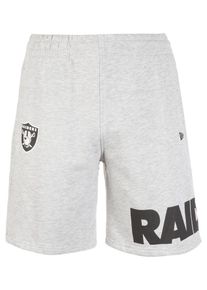 New Era, Herren Short 'NFL Wrap Around Oakland Raiders', Graumeliert / Schwarz