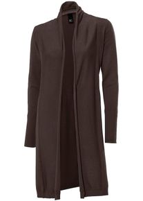 Heine, Damen Longstrickjacke, Schoko