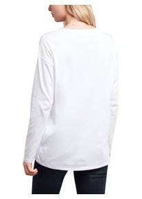 H.I.S. HIS JEANS, Damen Longsleeve, Weiß