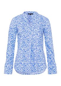 More & More MORE & MORE, Damen Bluse, Blau / Wei&szlig;