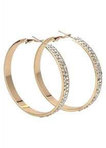 J. JAYZ, Damen Creole, Gold / Transparent