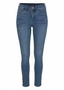 Arizona, Damen Jeans, Blue Denim / Silber