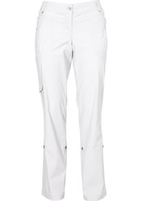 sheego Casual, Damen Cargohose, Wei&szlig;