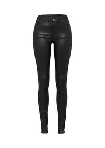 Vila, Damen Skinny Jeans 'VICOMMIT RW GLITTER COAT', Schwarz