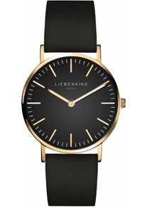 Liebeskind Berlin, Damen Quarzuhr 'New Case, LT-0095-LQ', Gold / Schwarz