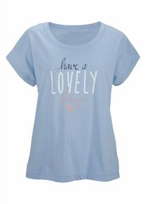 Vivance, Damen Dreams T-Shirt, Hellblau