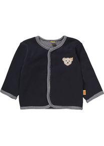 Steiff Collection, Baby Sweatjacke zum Wenden f&uuml;r Jungen, Grau / Schwarz