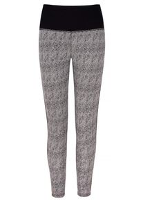 YOGISTAR.COM, Damen Yogi-Leggings, Grau / Schwarz