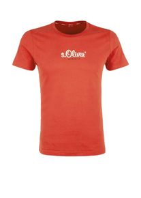 s.Oliver RED LABEL, Herren T-Shirt 'AUTHENTIC', Rot