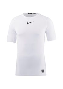 Nike, Herren Shirt 'Pro Compression', Wei&szlig;