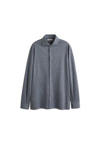 Mango Man, Herren Hemd 'Serra1', Graumeliert