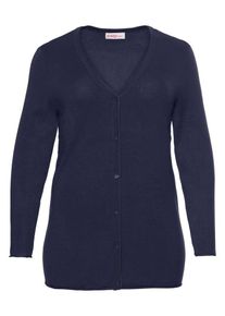 sheego Casual, Damen Cardigan, Marine