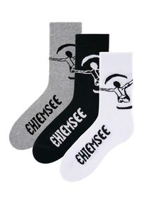Chiemsee, Herren Socken (3 Paar), Grau / Schwarz / Wei&szlig;