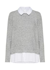 More & More MORE & MORE, Damen Pullover, Silbergrau / Graumeliert